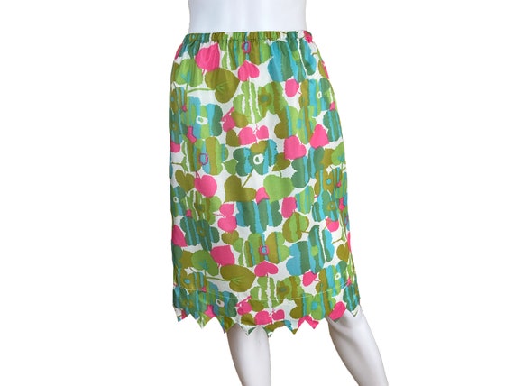 Half Slip Skirt Vintage 1960s 1970s Charmode Dacr… - image 3