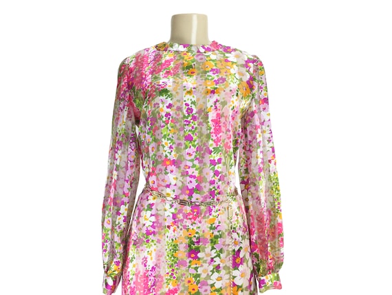 Vintage Dress Tina Leser Originals 1960s Shift A-… - image 5