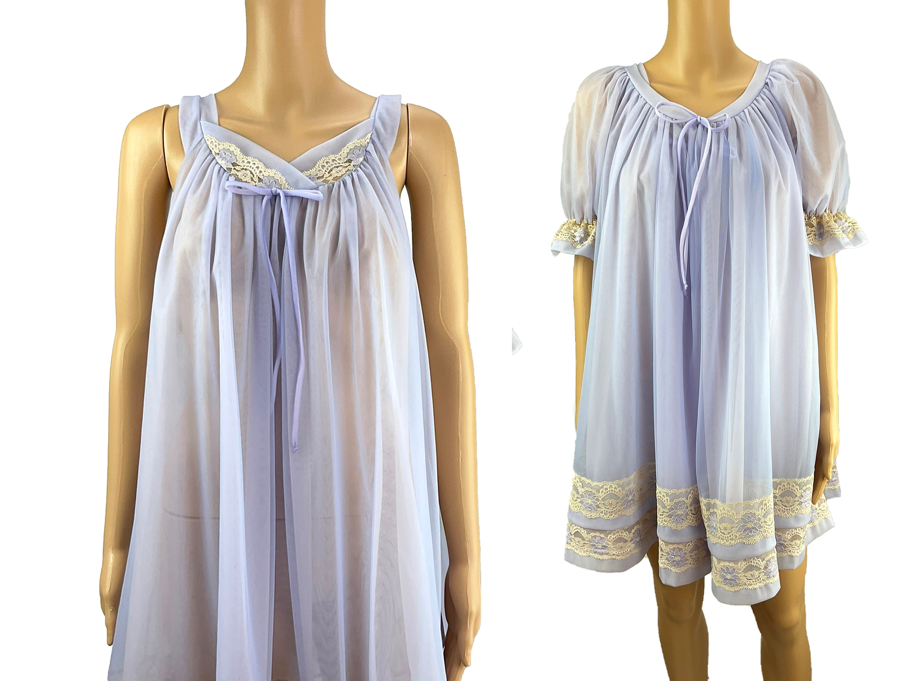 Peignoir Jenelle California 2 Piece Set Nightgown Robe