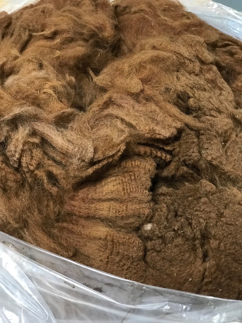 Brown Alpaca Fiber