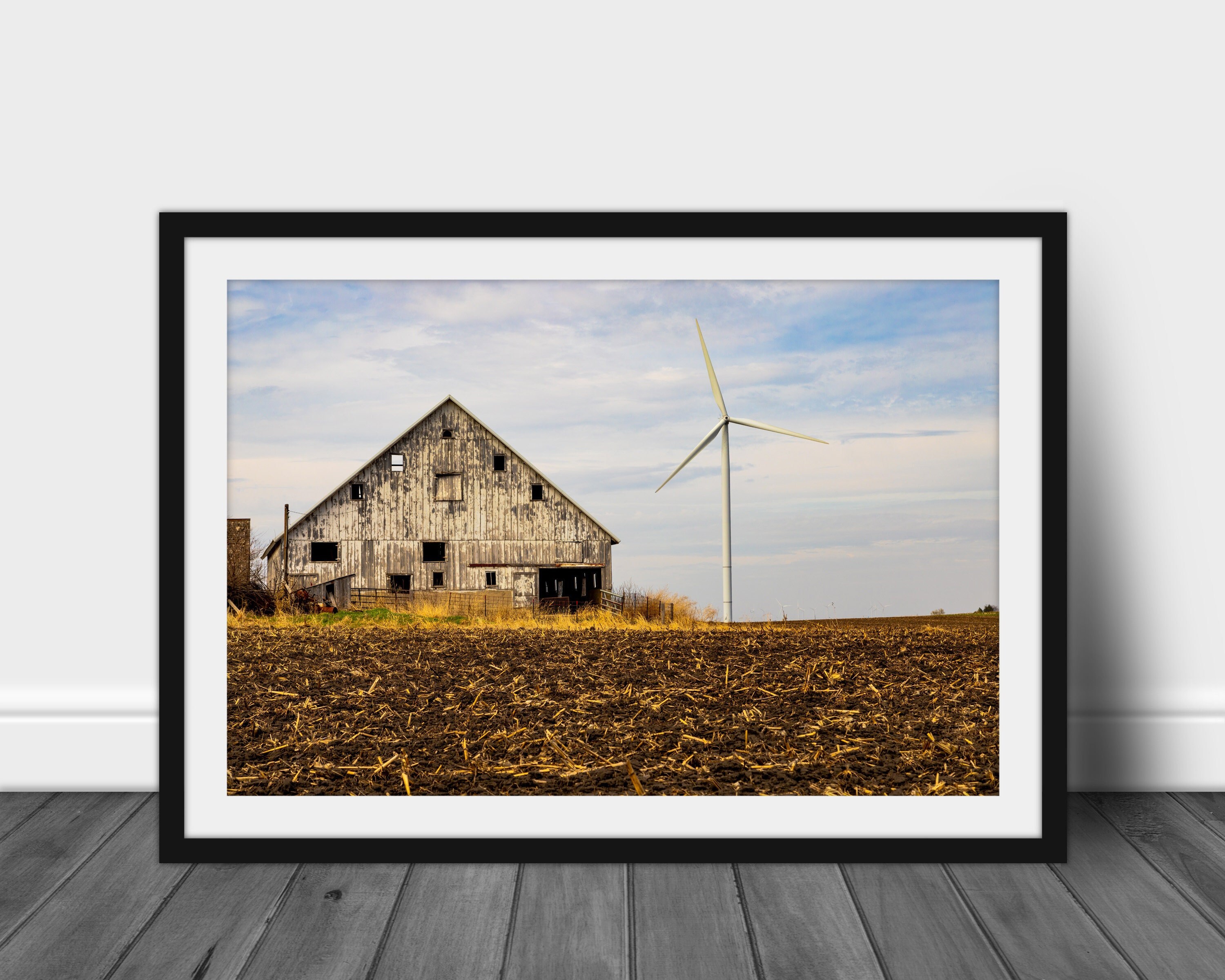 Barn Windmill Hering Falling