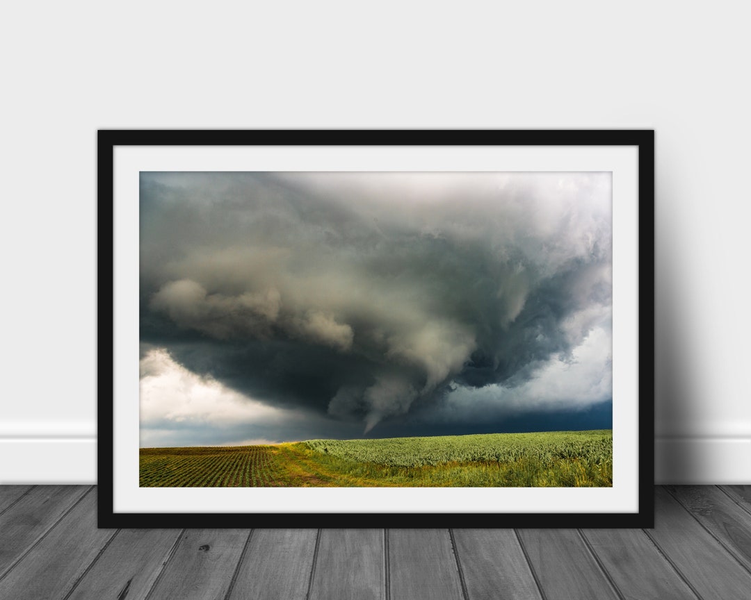 Tornado Photography Print, Fine Art Supercell Storm Wall Art Photo of ...