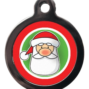 Christmas Symbol fun Dog or Cat tag, keyring