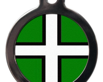 Devon Flag Dog or Cat tag, keyring