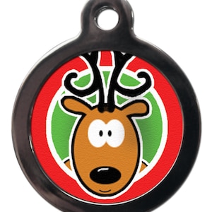 Christmas Dog tag - Reindeer
