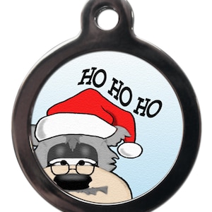 Christmas Dog tag -HO HO HO