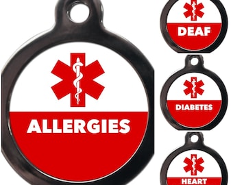 Husdjursidentifiering Medic Alert-taggar Star of Life