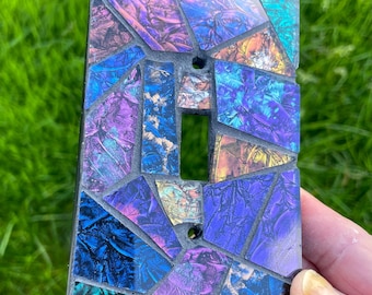 Van Gogh Glass Mosaic Light Switch Plate: Toggle Switch, Decorative Wall Art
