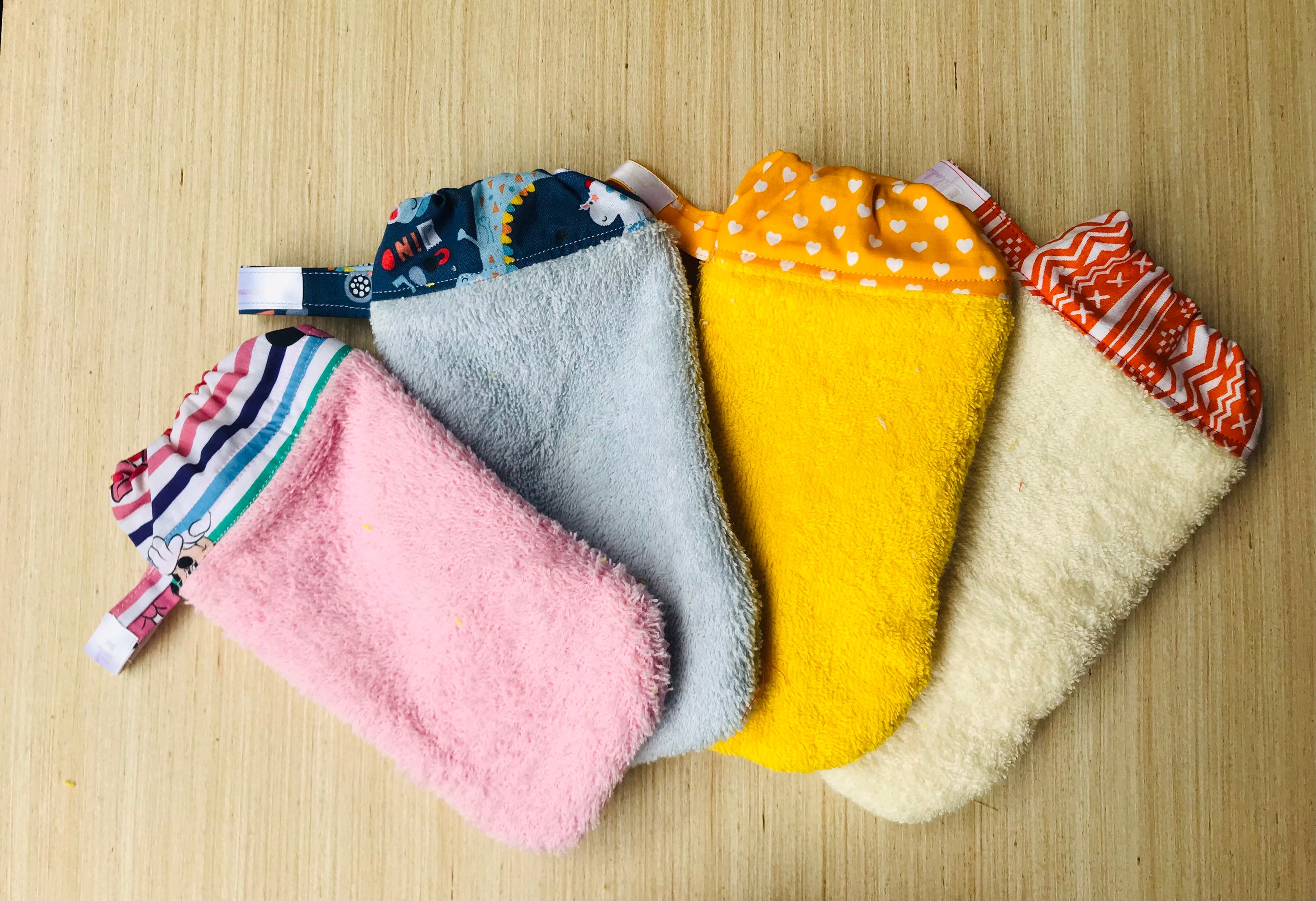 Certified sponge shower glove with matching makeup remover Etsy