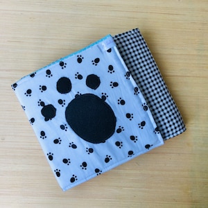 high contrast tactile book for newborns - tactile black and white silent book - silent book