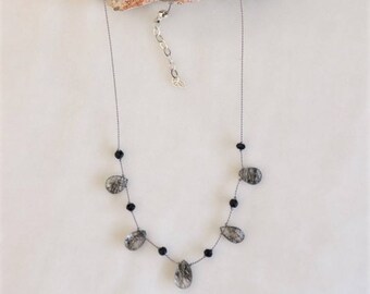 Rutilated Quartz Necklace #16