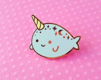 Hard Enamel Pin - Starry Starry Narwhal