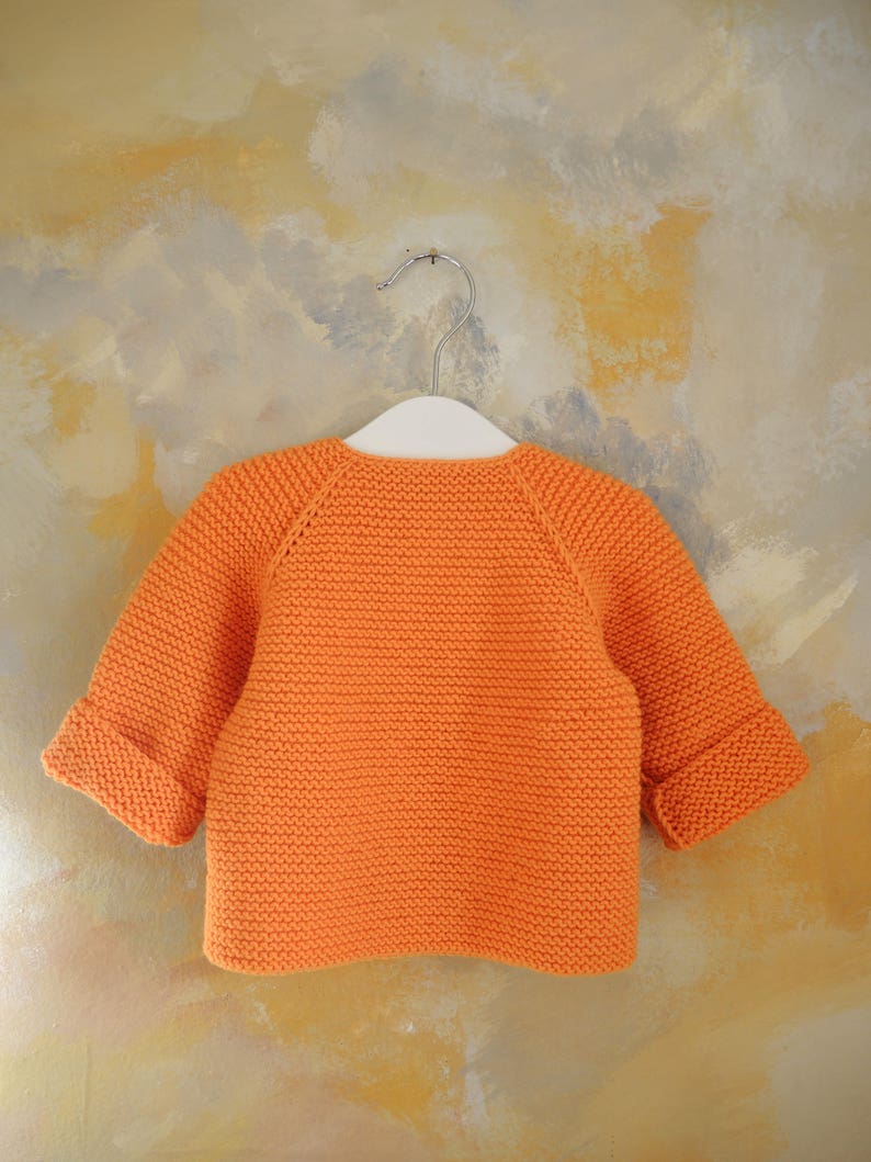 Joyful Knitted Baby Jacket Etsy