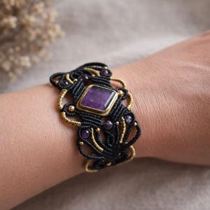 Bracciale "Elwena" - Gioielli Boho macrame - Bracciale Boho macrame