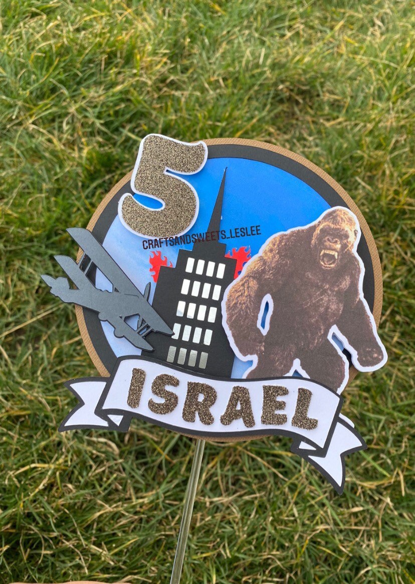 King Kong Cake Topper Etsy