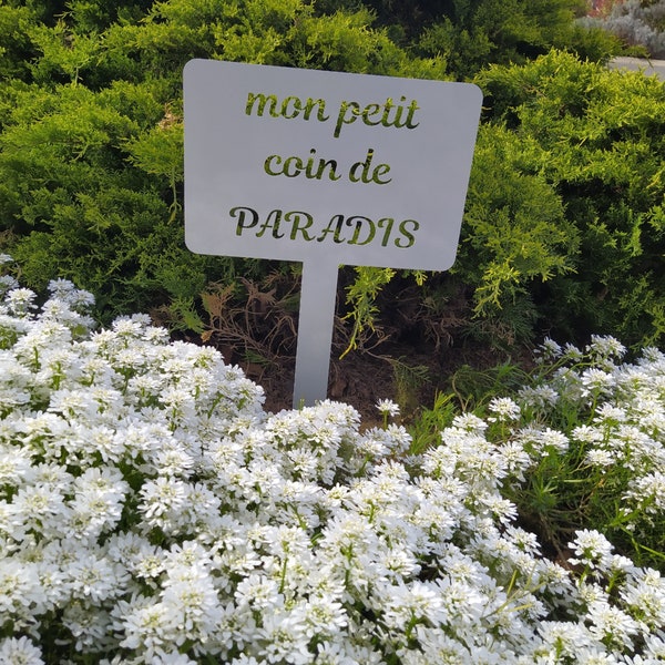 Etiquette de jardin à planter