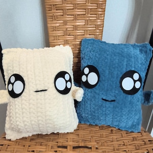 CHOOSE Color *water cloud plushy, fluffy plush, cute, crochet plushy, nerd gift, rain cloud, crochet ONE each, water plush, spryte plush