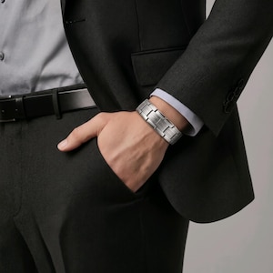 Supersterke titanium armband heren volledig magnetisch genezend