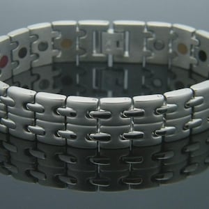 Men&#39;s titanium super strong  BIO MAGNETIC healing BRACELET