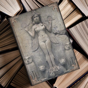 LILITH ISHTAR grimoire | Witchy Inanna book of shadows | blank pages journal |  pagan occult notebook