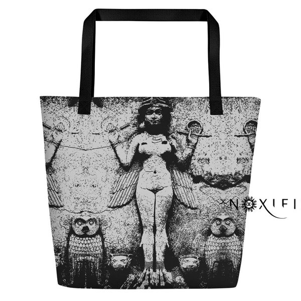 Lilith Ishtar tote bag / witchy nugoth dark boho sac à bandoulière
