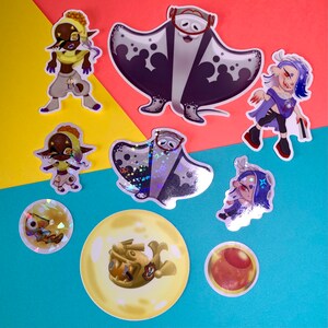 Splatoon 3 Stickers : Deep Cut, Rainmaker, Salmon run