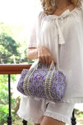 Block Print Makeup Bag, Cotton Travel Pouch, Bridesmaid Proposal Gift, Wedding Party Favor, Personalized Toiletry Bag