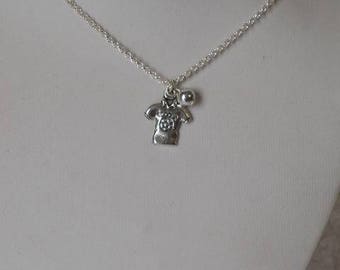 Necklace with mixed - Football