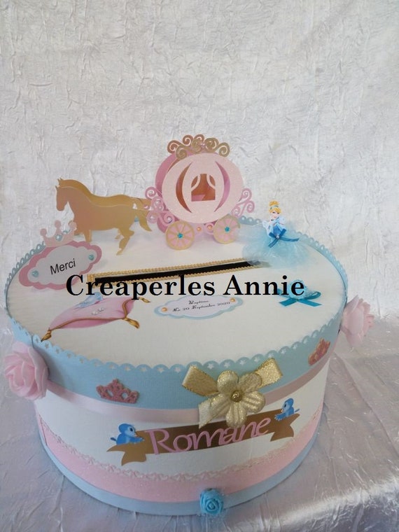 Cinderella Theme Baptism Urn Etsy