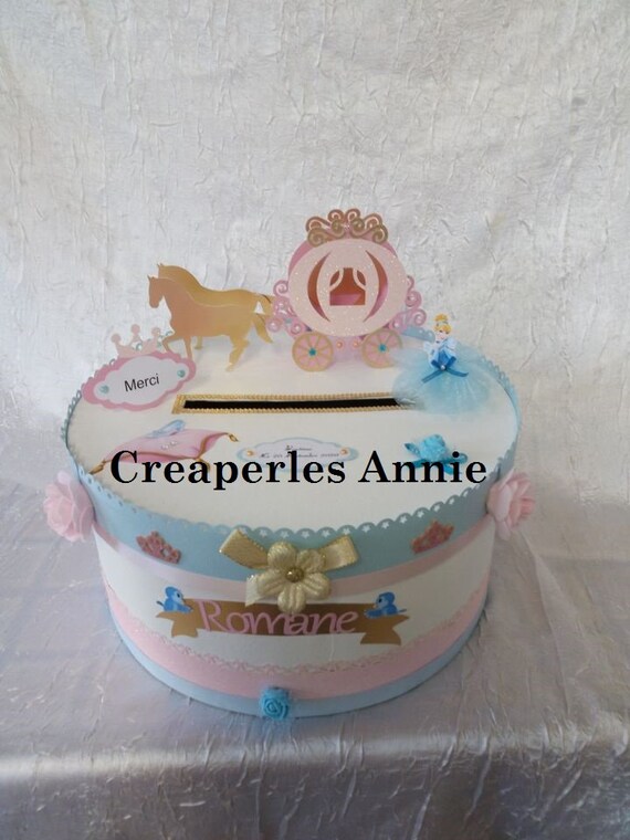 Cinderella Theme Baptism Urn Etsy
