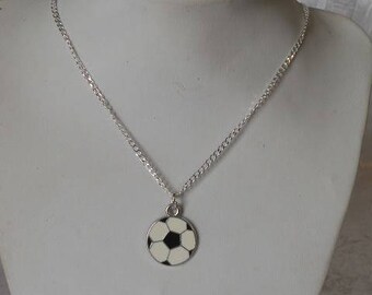Necklace with mixed - Football