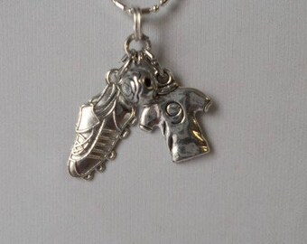 Necklace with mixed - Football