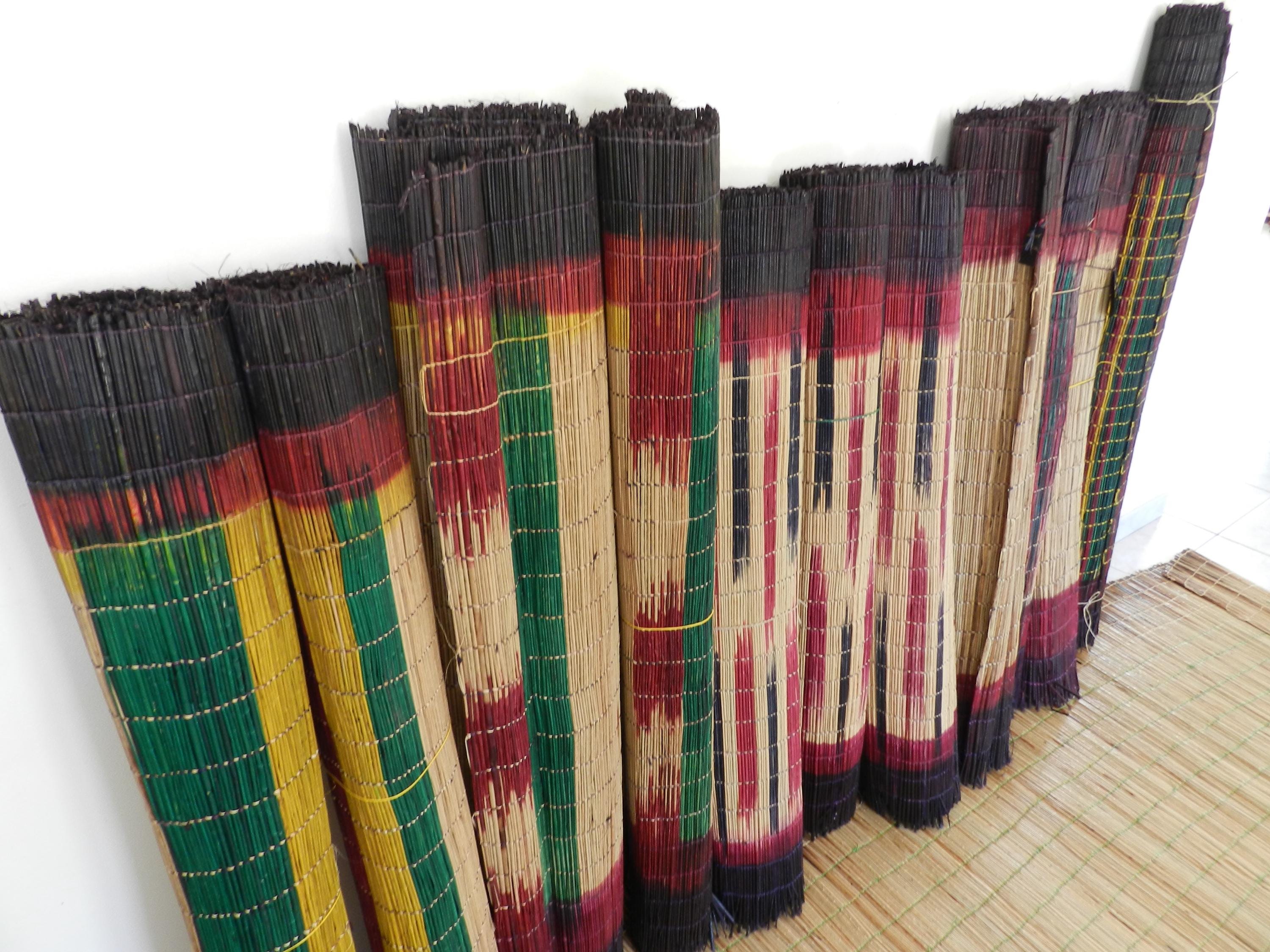African Mat Natural Raffia Rush Floor Mat, Plant Art of Hospitality ...