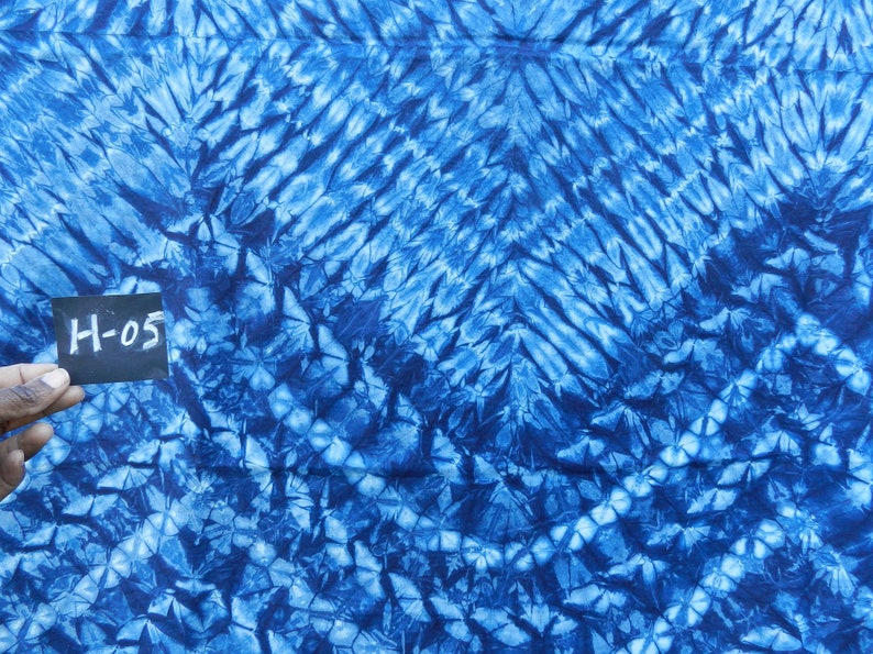 Indigo blue fabric, large width coupon from Guinea, tie and dye cotton linen 3m by 155cm 118 by 61 Adire, line pattern, dyed African loincloth H-05--239/155cm