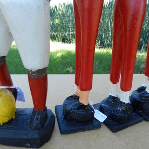 Escultura de Tintín, Milu el perro, madera pintada, La Casa Rafacia, figura de Tintín Dupont, Art Africa, madera natural, decoración, 30 cm (11,81"). imagen 13