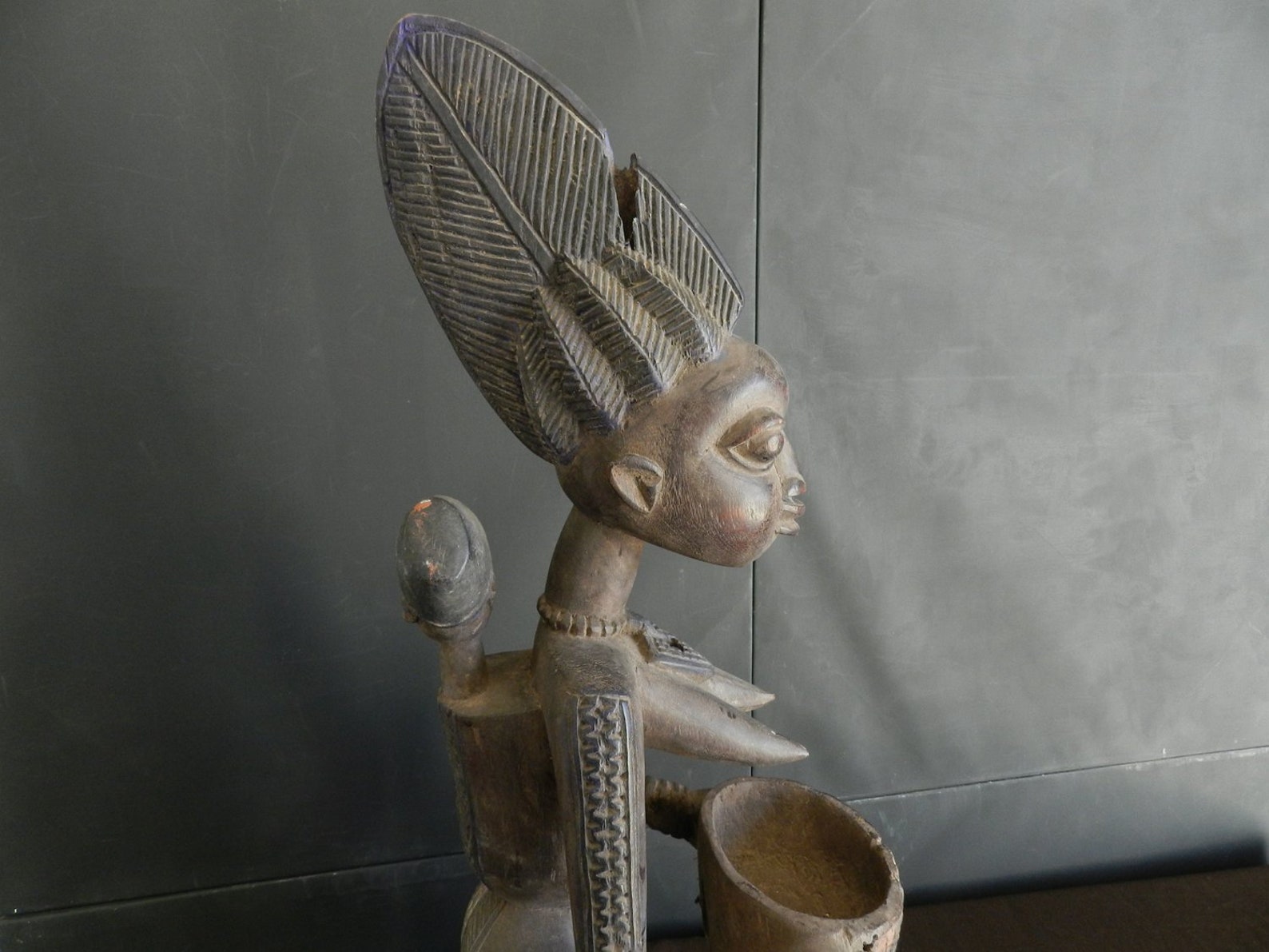 Orisha Maternity Voodoo Offering Yoruba Sculpture, Agere Maternity 68 ...