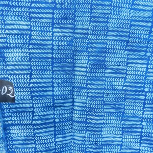 Indigo blue fabric, large width coupon from Guinea, tie and dye cotton linen 3m by 155cm 118 by 61 Adire, line pattern, dyed African loincloth H-02--305/139cm