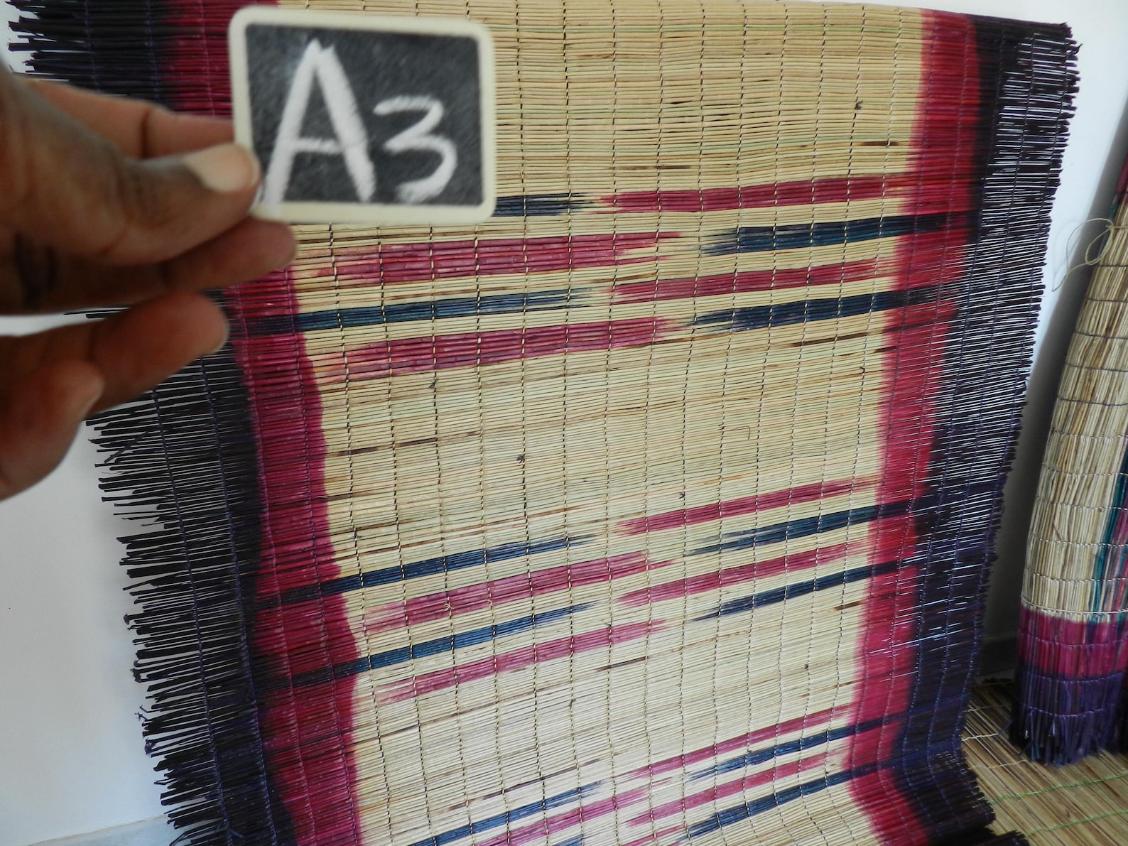 African Mat Natural Raffia Rush Floor Mat, Plant Art of Hospitality ...