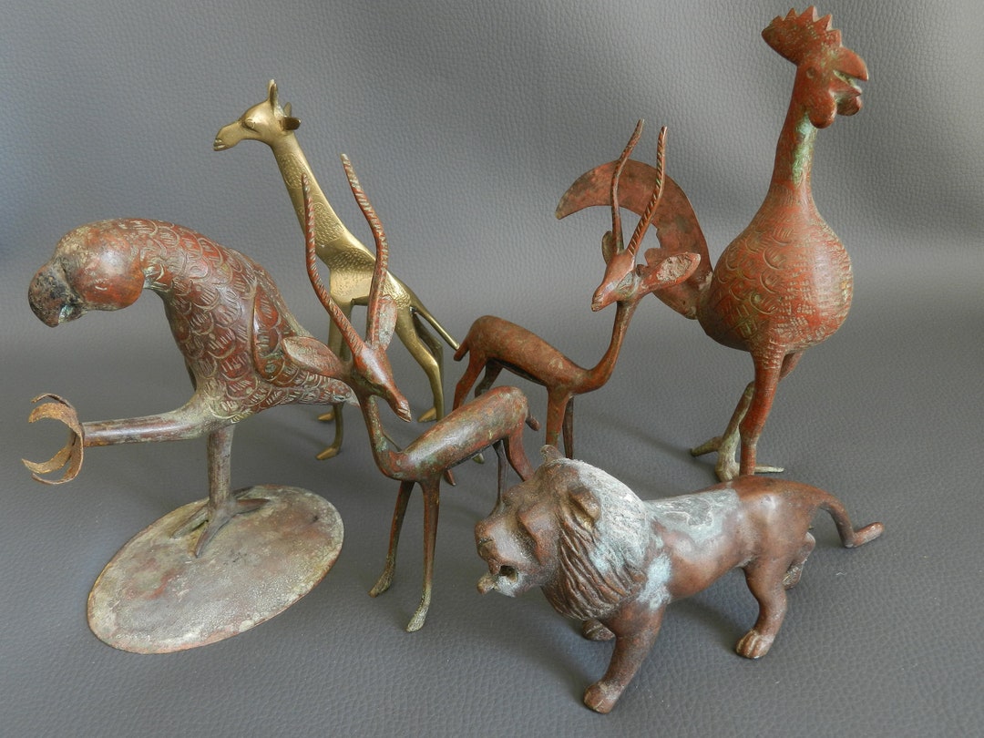 Weighs Gold Bronze Sculpture Eagle Weighs Gold Bronze Doe Etsy