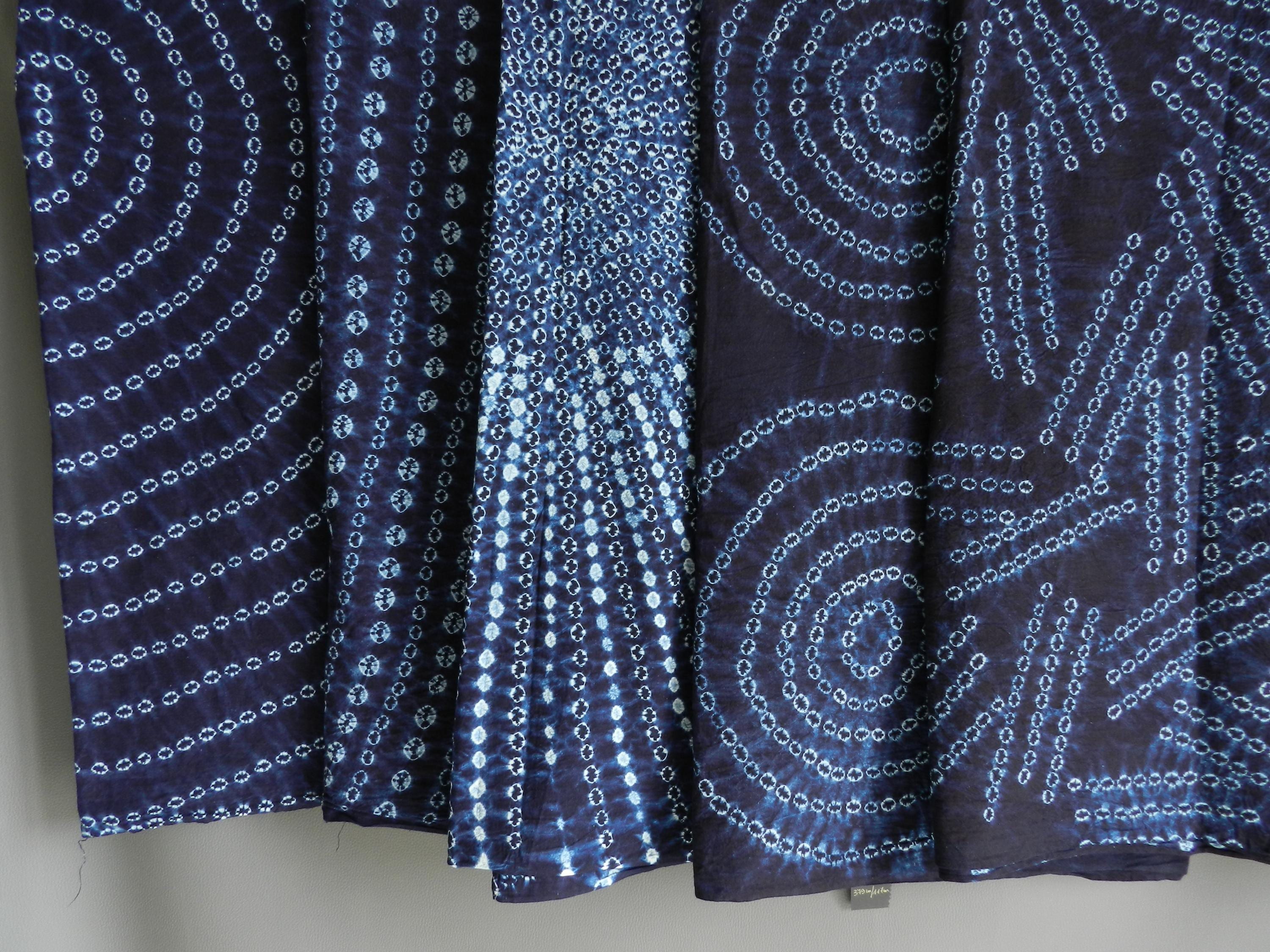 Best Indigo Tie and Dye Fabric Adire Nigeria Cotton, Blue Adire