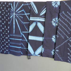 Best Indigo fabric tie and dye Adire Cocobanana African Yoruba fabric, Adire Nigeria disco pattern, handmade hanging La Maison Rafacia 78.7&quot;