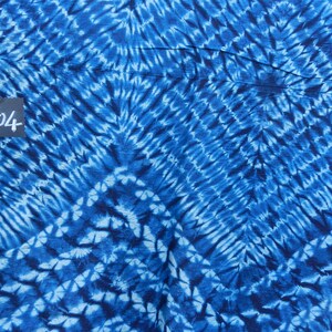 Indigo blue fabric, large width coupon from Guinea, tie and dye cotton linen 3m by 155cm 118 by 61 Adire, line pattern, dyed African loincloth H-04--310/159m