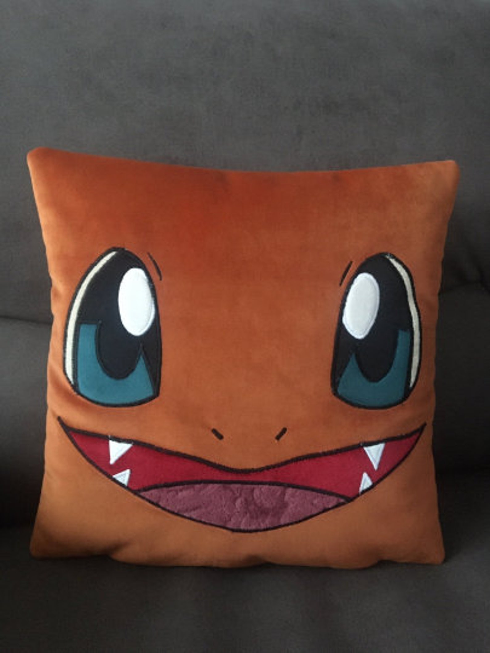 Charmander Inspired Funny Cushion Pillow Etsy