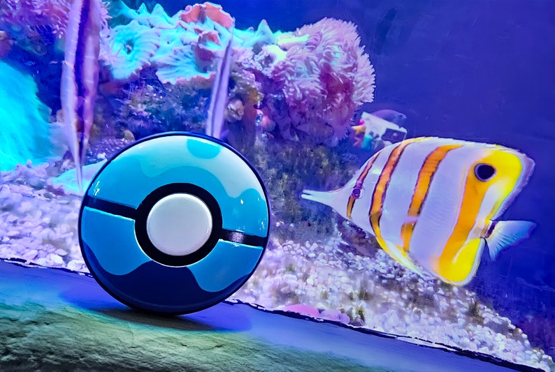 Gen Three Pokemon Go Plus Decals Dive Ball (B)