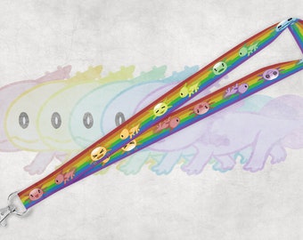 Axolotl Pride Lanyard