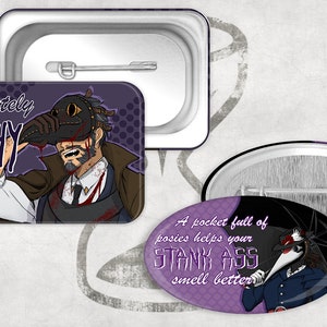 Plague Doctor Buttons