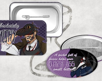 Plague Doctor Buttons