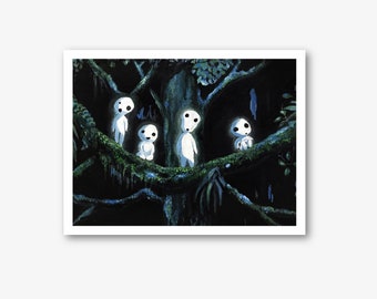 Princess Mononoke Print Etsy