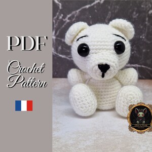 Crochet Pattern PDF – Joh the Polar Bear Plush