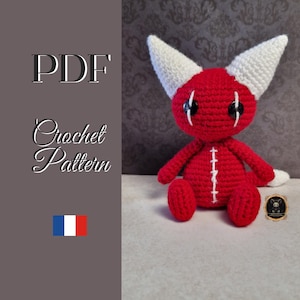 PATTERN: Crochet Amigurumi Pattern, Monster Toy Ambrose, Easy Tutorial, Crochet Monster, DIY Crochet